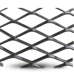 Hot Rolled Black Steel Expanded Metal Mesh Thickness 1.8 mm Width 1.22 m Length 6 m