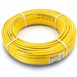 أنابيب HDPE نيبروبلاست PE 80 ضغط 6 بار قطر خارجي 125 مم سمك 5.7 مم لون أصفر 