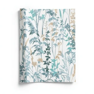 German Leaf Patterned Wallpaper 10m x 0.53m Multicolor, Model 1025818