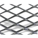 Hot Rolled Black Steel Expanded Metal Mesh Thickness 1.8 mm Width 1.22 m Length 5 m