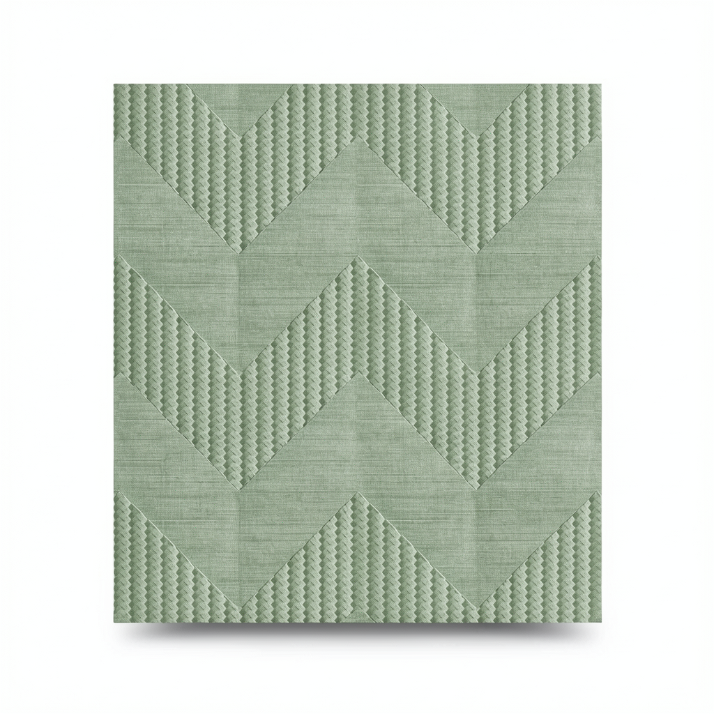 Italian Wall Covering 10m x 0.73m Green, Model 44854