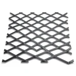 Hot Rolled (Black) Steel Expanded Metal Mesh Thickness 1.7 mm Width 1.22 m Length 7 m