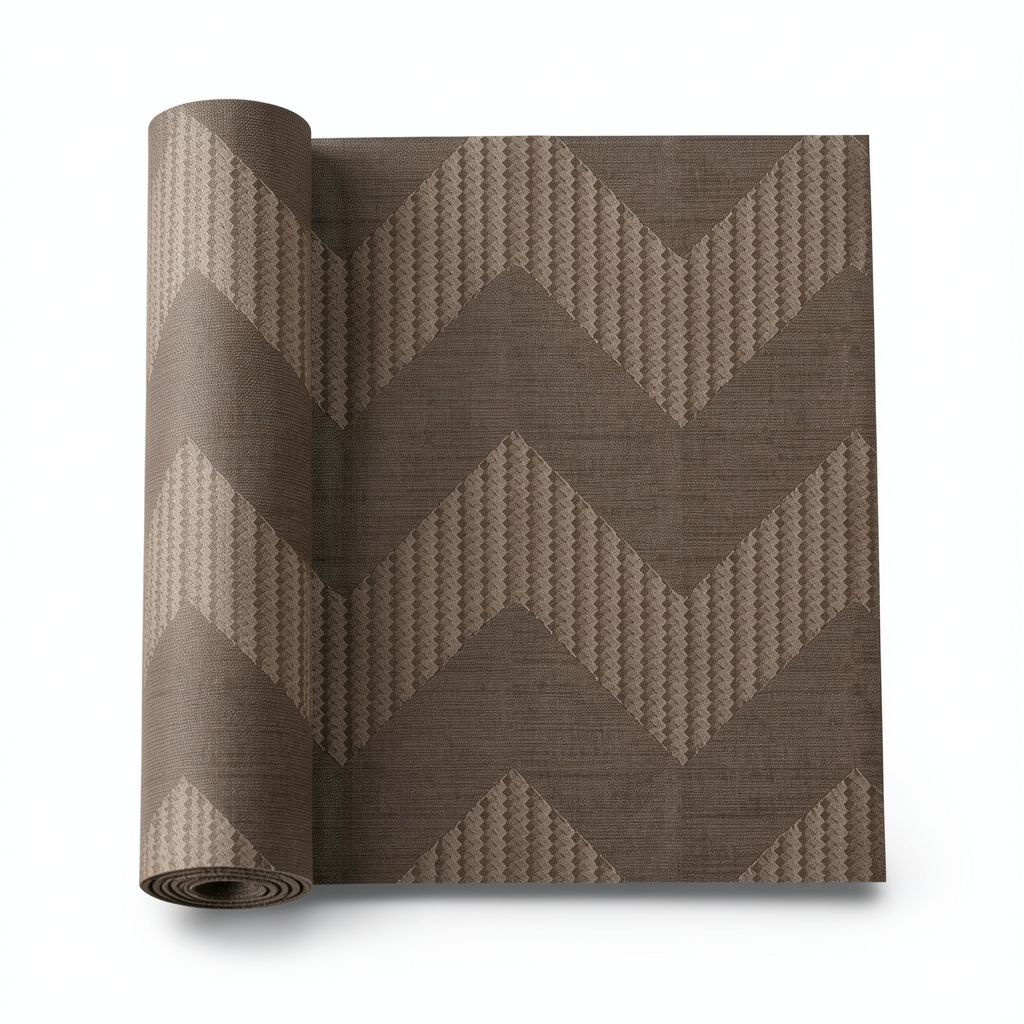 Italian Wallpaper 10m x 0.73m Brown, Model 44856