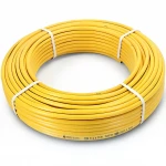 أنابيب HDPE نيبروبلاست PE 80 ضغط 6 بار قطر خارجي 90 مم سمك 4.1 مم لون أصفر 