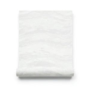 Italian Wavy Wallpaper 10m x 1.06m Off White, Model 83680