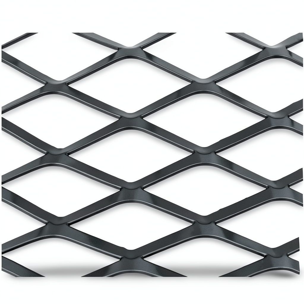 Hot Rolled Steel Expanded Metal Mesh Thickness 1.7 mm Width 1.22 m Length 6 m
