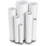 مواسير UPVC قطر خارجي 110 مم سمك 3.2 مم لون أبيض