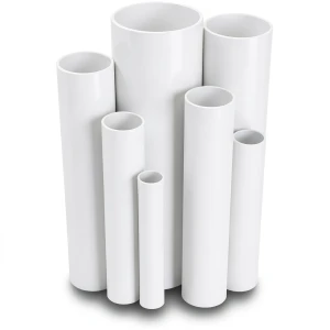 مواسير UPVC قطر خارجي 110 مم سمك 3.2 مم لون أبيض