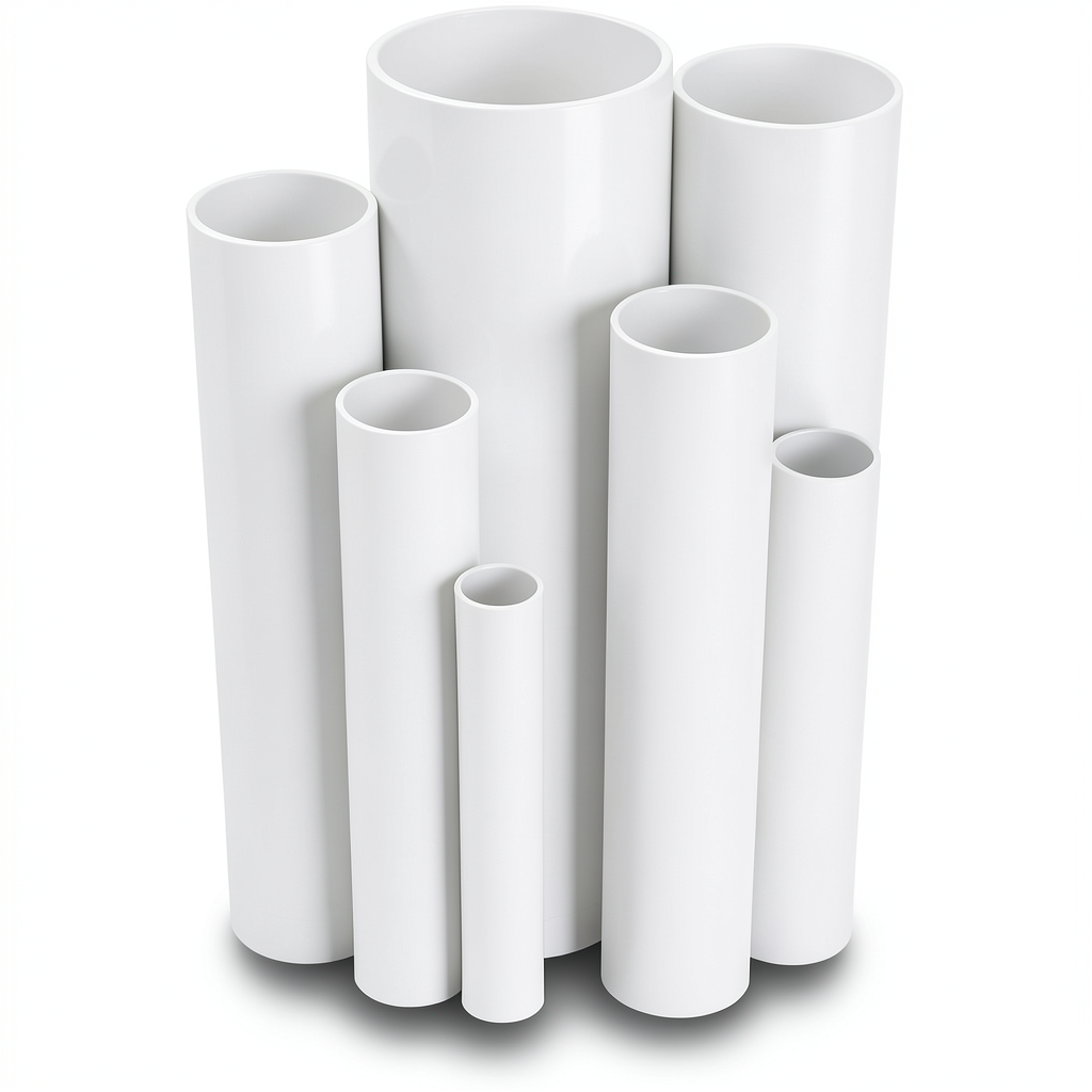 UPVC Pipes Outside Diameter 110 mm Thickness 3.2 mm White