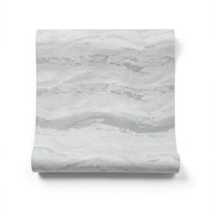 Italian Wavy Wall Covering 10m x 1.06m Gray, Model 83698