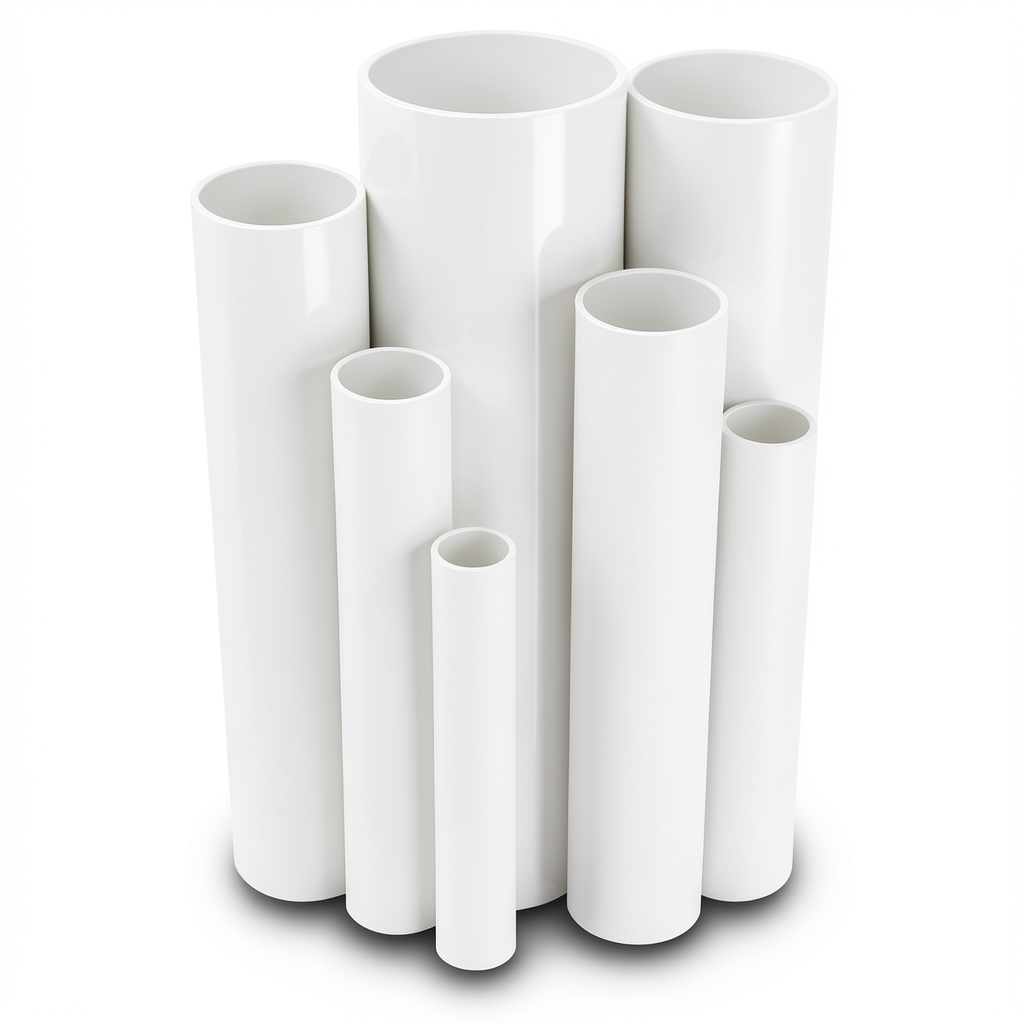 UPVC Pipes Outside Diameter 82 mm Thickness 3.2 mm White