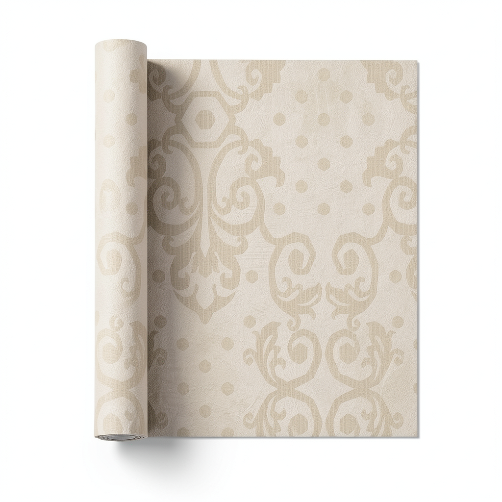 Italian Wall Covering 10m x 0.73m Beige Color, Model 44821