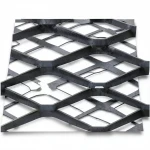 Hot Rolled (Black) Steel Expanded Metal Mesh  Bahri Thickness 6 mm Width 1.22 meter Length 7 meter | Bait Al Tatawor Company