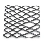Hot Rolled Black Steel Expanded Metal Mesh Thickness 1.8 mm Width 1.22 m Length 6 m