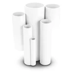 مواسير UPVC قطر خارجي 160 مم سمك 3.3 مم لون أبيض