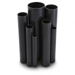 مواسير UPVC قطر خارجي 40 مم سمك 1.8 مم لون أسود