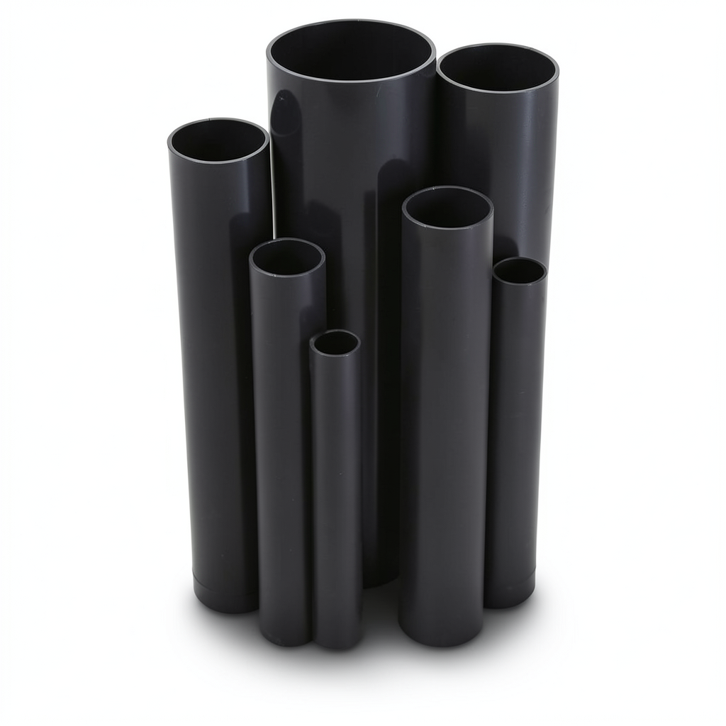 UPVC Pipes Outside Diameter 40 mm Thickness 1.8 mm Black
