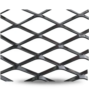 Hot Rolled Black Steel Expanded Metal Mesh Thickness 2.3 mm Width 1.22 M Length 6 M
