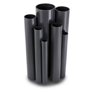 مواسير UPVC قطر خارجي 50 مم سمك 1.8 مم لون أسود