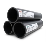HDPE Pipes PE 80 Pressure 12.5 Bar Outside Diameter 630 mm Thickness 57.2 mm Black | NEPROPLAST