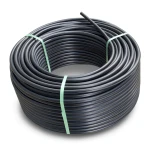 لفة أنابيب HDPE ضغط 12.5 بار PE 80 قطر خارجي 63 مم SDR 11 لون أسود