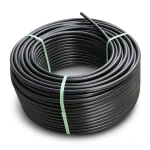 لفة أنابيب بلاستيك HDPE ضغط 12.5 بار PE 80 قطر خارجي 90 مم SDR 11 لون أسود