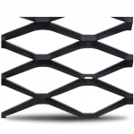 Hot Rolled (Black) Steel Expanded Metal Mesh  Bahri Thickness 1.5 mm Width 2.44  M Length 1 M | Bait Al Tatawor Company