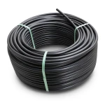 لفة أنابيب بلاستيك HDPE ضغط 12.5 بار PE 80 قطر خارجي 125 مم SDR 11 لون أسود