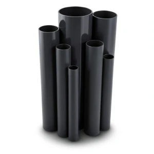 مواسير UPVC قطر خارجي 125 مم سمك 2.5 مم لون أسود