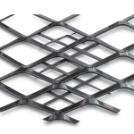 Hot Rolled (Black) Steel Expanded Metal Mesh Thickness 1.8 mm Width 1.22 m Length 7 m