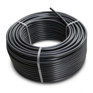لفة أنابيب بلاستيك HDPE ضغط 12.5 بار PE 80 قطر خارجي 125 مم SDR 11 لون أسود