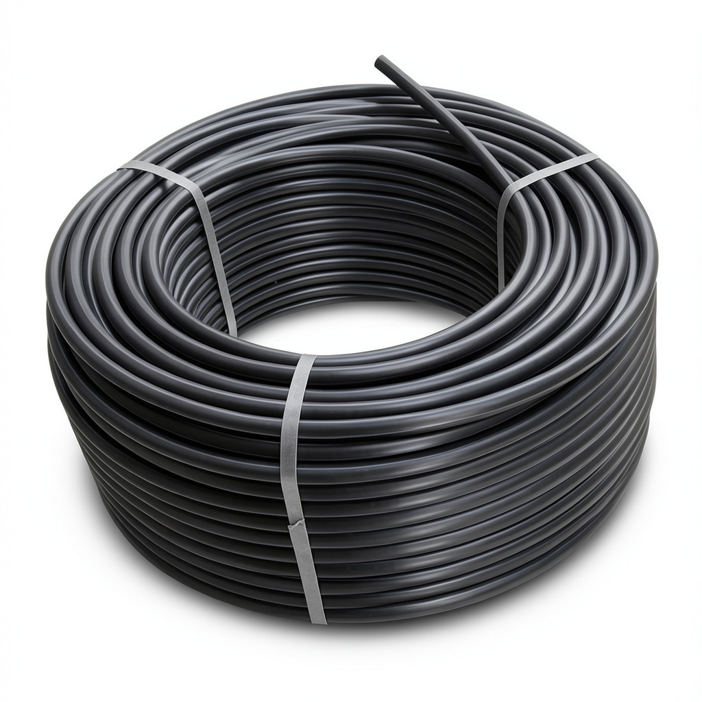 HDPE Plastic Coil Pipe PN 12.5 Bar PE 80 OD 125 mm SDR 11 Black