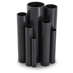 مواسير UPVC قطر خارجي 160 مم سمك 3.2 مم لون أسود