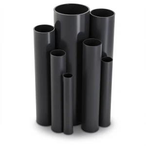 مواسير UPVC قطر خارجي 160 مم سمك 3.2 مم لون أسود