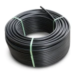 لفة أنابيب HDPE ضغط 12.5 بار PE 80 قطر خارجي 140 مم SDR 11 لون أسود