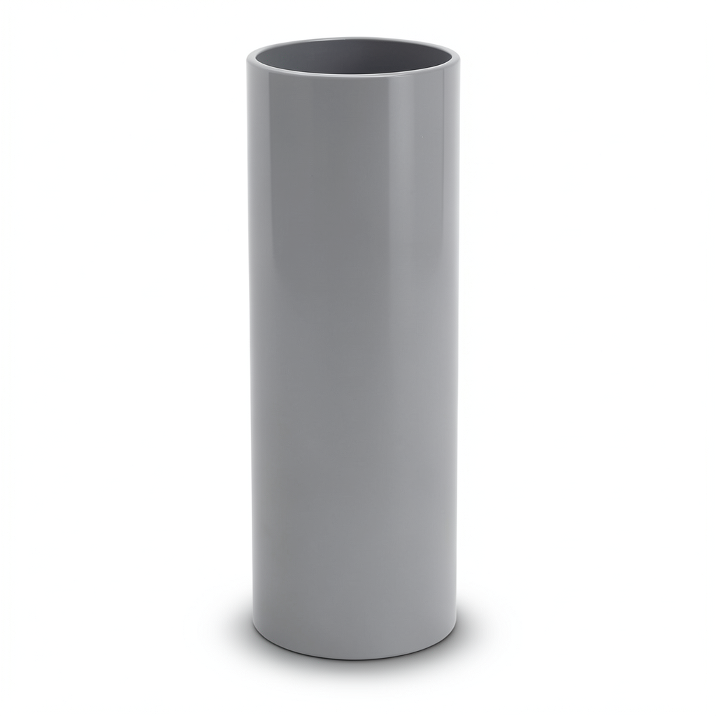 UPVC Pipes Outside Diameter 200 mm Thickness 4.9 mm Gray