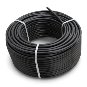 لفة أنابيب HDPE ضغط 16 بار PE 80 قطر خارجي 16 مم SDR 9 لون أسود