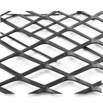 Hot Rolled Black Steel Expanded Metal Mesh Thickness 2.3 mm Width 1.22 m Length 7 m