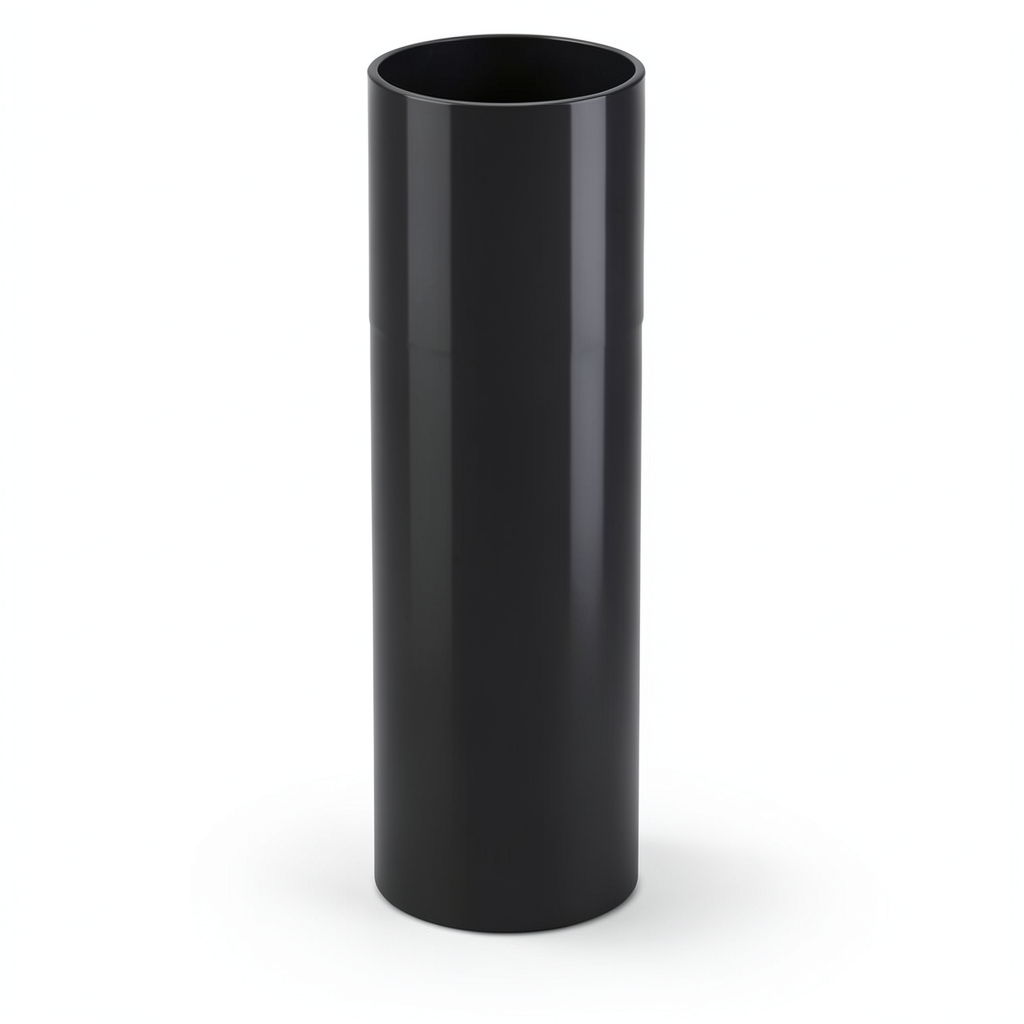 مواسير UPVC قطر خارجي 200 مم سمك 4.9 مم لون أسود