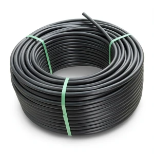 HDPE Plastic Coil Pipe Nominal Pressure 16 Bar PE80 OD 32 mm SDR 9 Black