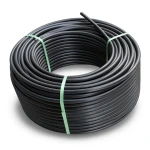 لفة أنابيب HDPE ضغط 16 بار PE 80 قطر خارجي 40 مم SDR 9 لون أسود