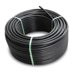 لفة أنابيب HDPE ضغط 16 بار [PE 80] قطر خارجي 50 مم SDR 9 لون اسود