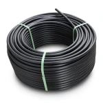 لفة أنابيب HDPE ضغط 16 بار PE 80 قطر خارجي 63 مم SDR 9 لون أسود