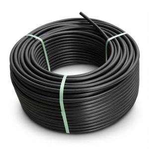 لفة أنابيب HDPE ضغط 16 بار PE 80 قطر خارجي 63 مم SDR 9 لون أسود