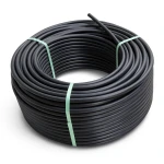 لفة أنابيب بلاستيك HDPE ضغط 16 بار [PE 80] قطر خارجي 75 مم SDR 9 لون أسود