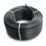 لفة أنابيب HDPE ضغط 16 بار PN 16 PE 80 قطر خارجي 110 مم SDR 9 لون اسود