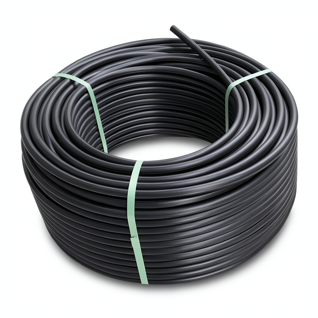 لفة أنابيب HDPE ضغط 16 بار [PE 80] قطر خارجي 125 مم SDR 9 لون أسود