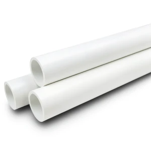 مواسير UPVC جدول 40 مقاس 1 إنش سمك 3.4 مم لون أبيض
