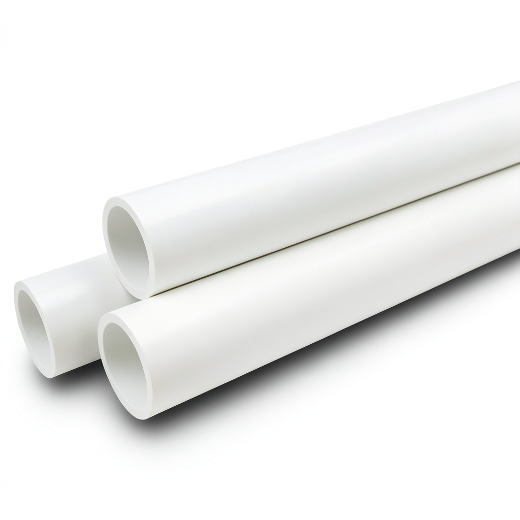 UPVC Pipes Schedule 40 Size 1 inch Thickness 3.4 mm White