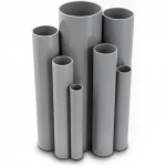 UPVC Pipes Modern Technology Nominal Pressure 6 Bar Outside Diameter 114.5 mm Thickness 4 mm Gray Colour